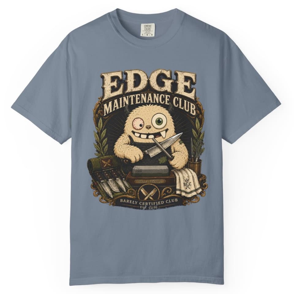 Edge Maintenance Club t-shirt in Moss, photo 7