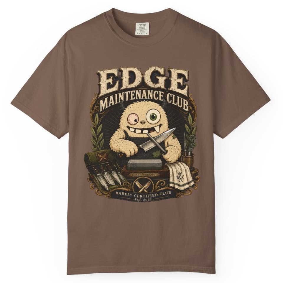 Edge Maintenance Club t-shirt in Moss, photo 4