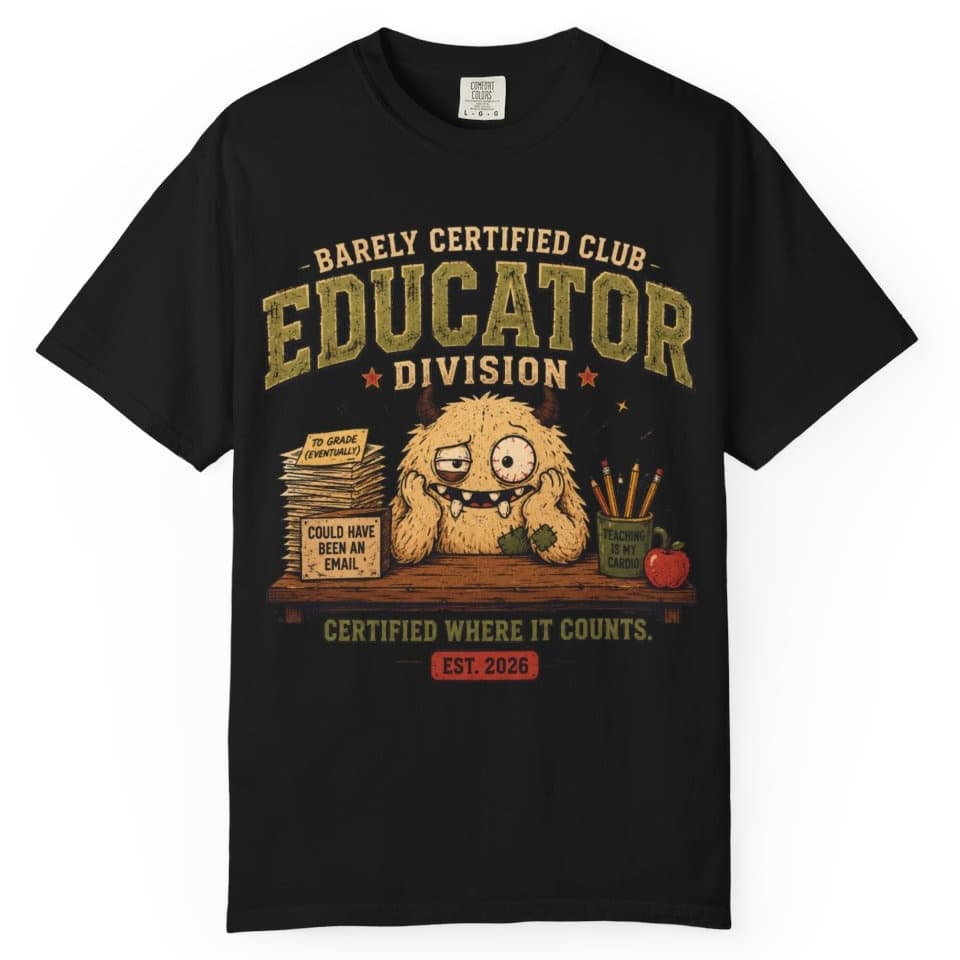 Educator Division t-shirt in Midnight, photo 2