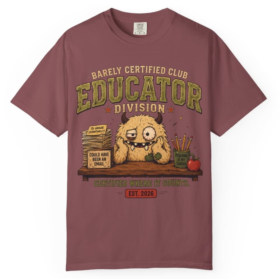Educator Division t-shirt in Midnight, photo 8