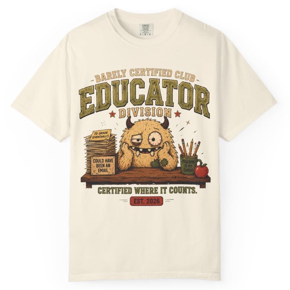 Educator Division t-shirt in Midnight, photo 9