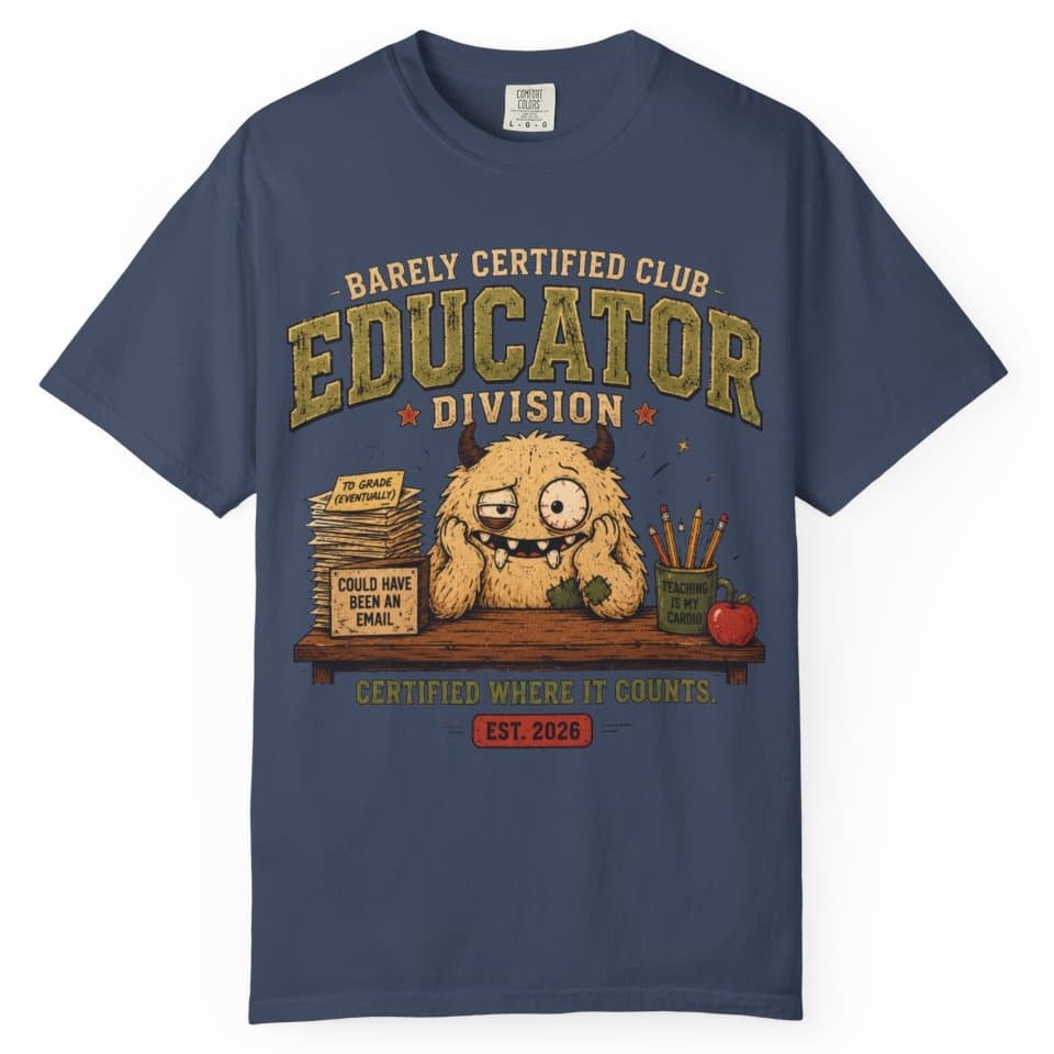 Educator Division t-shirt in Midnight, photo 1