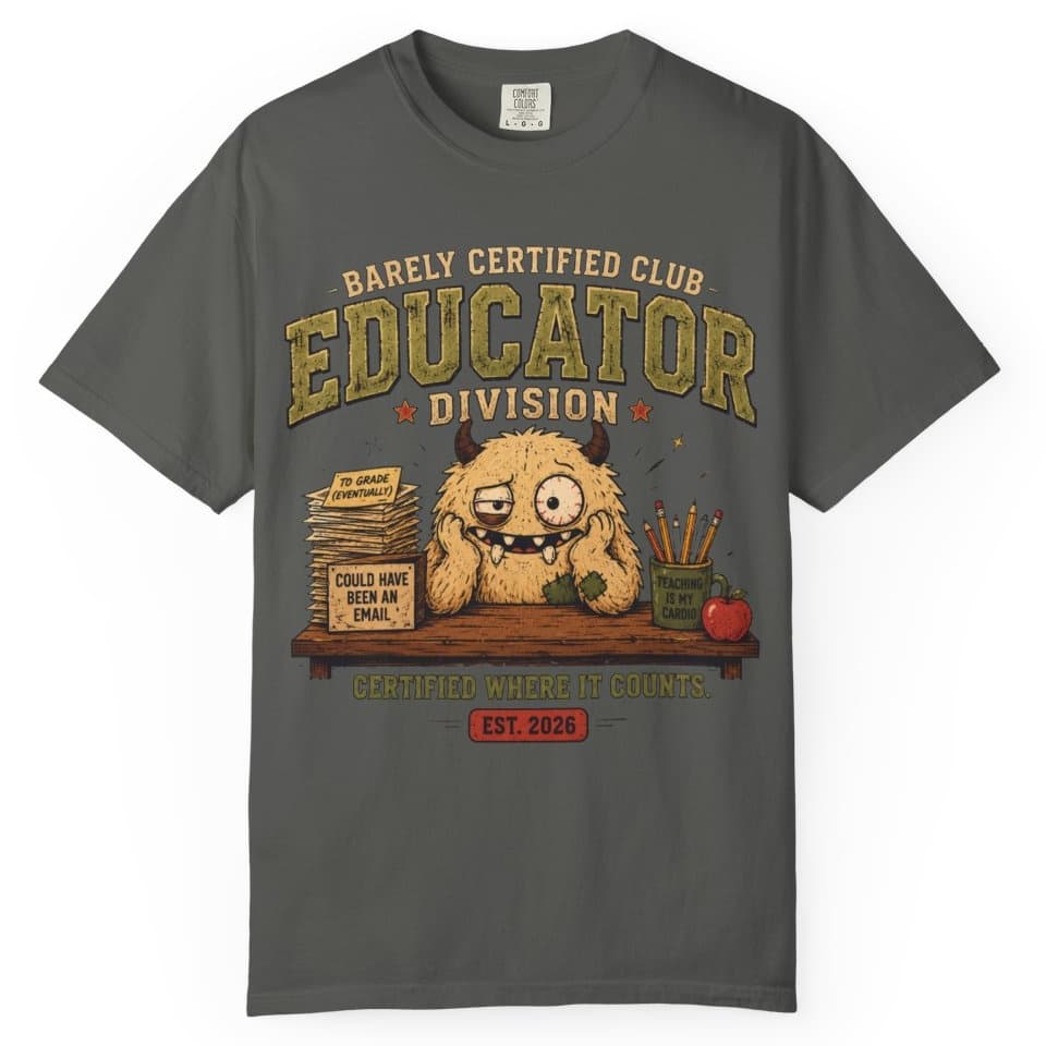 Educator Division t-shirt in Midnight, photo 4