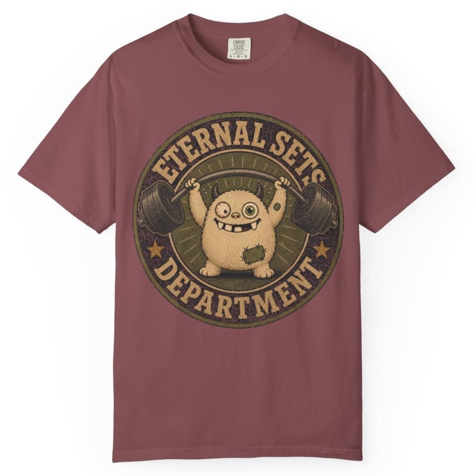 Eternal Sets Dept t-shirt in Brick, photo 1