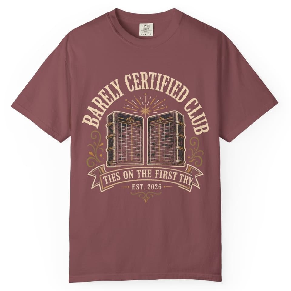 First Try Trial Balance Club t-shirt in Grape, photo 9