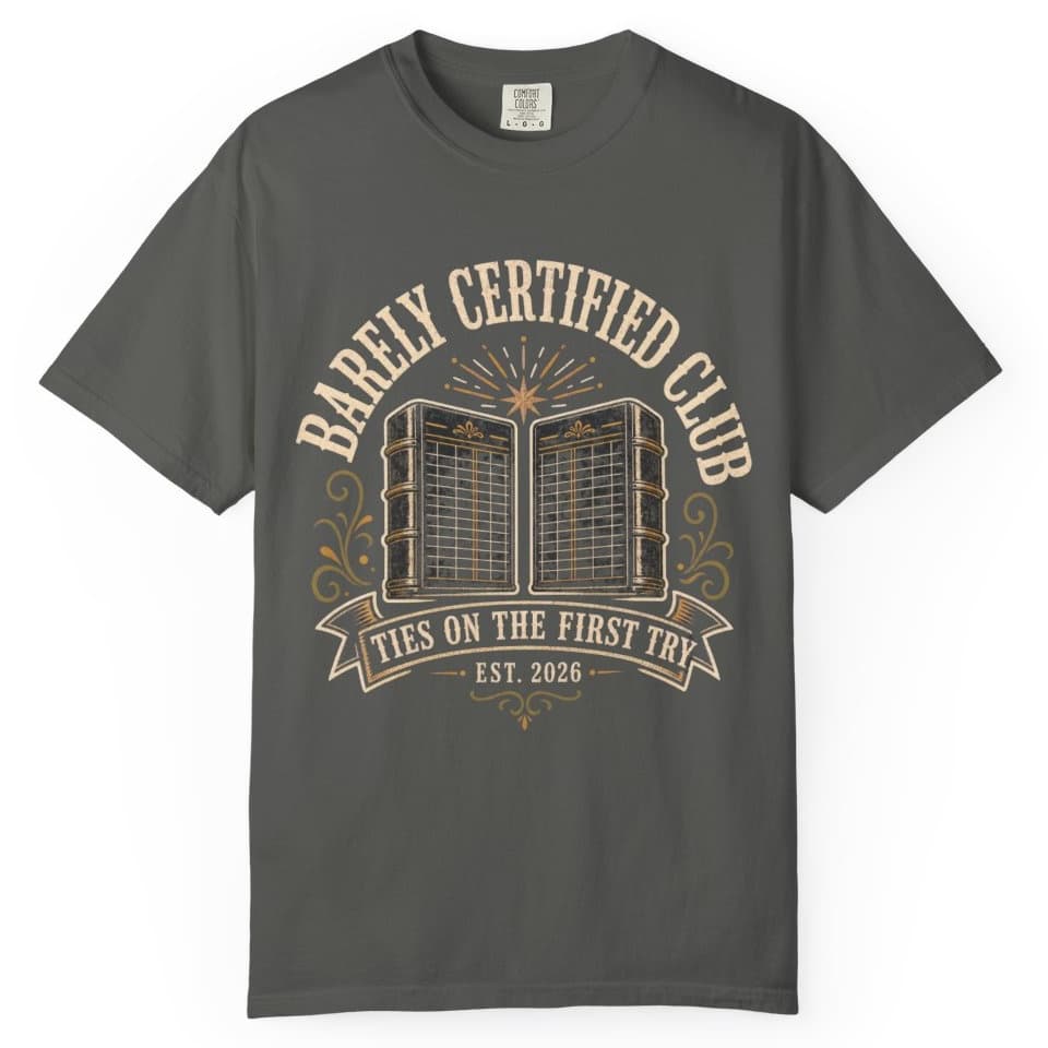First Try Trial Balance Club t-shirt in Grape, photo 5
