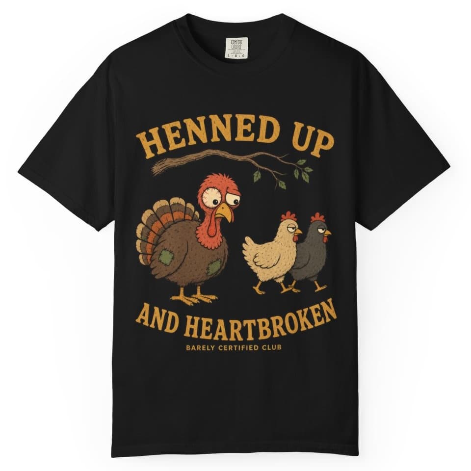 Henned Up And Heartbroken t-shirt in Pepper, photo 3