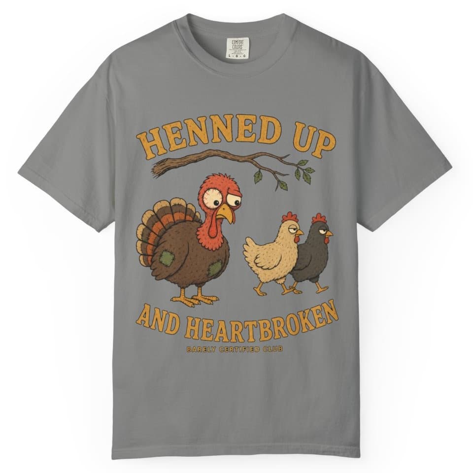 Henned Up And Heartbroken t-shirt in Pepper, photo 7
