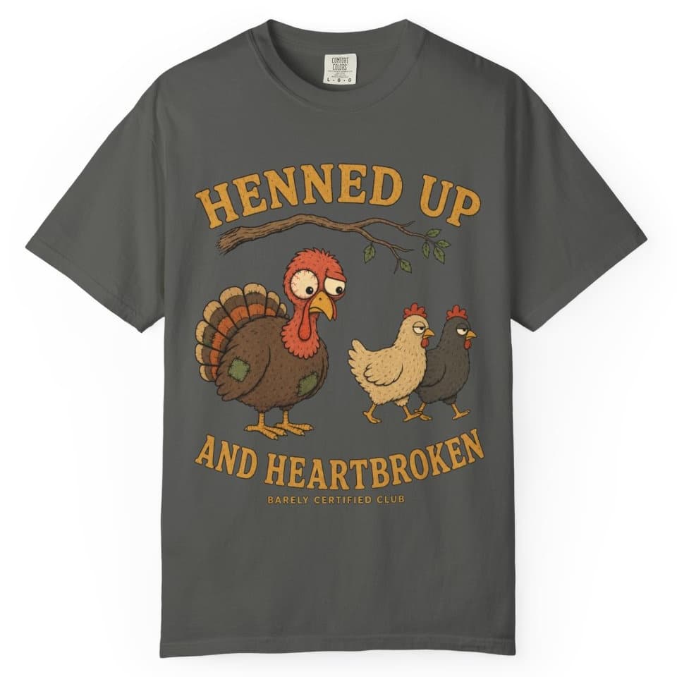 Henned Up And Heartbroken t-shirt in Pepper, photo 1