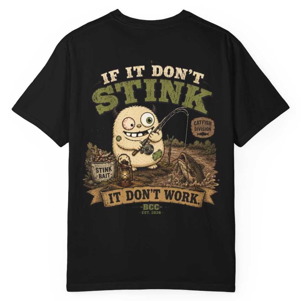 Stink Bait Logic t-shirt in Blue Jean, photo 3