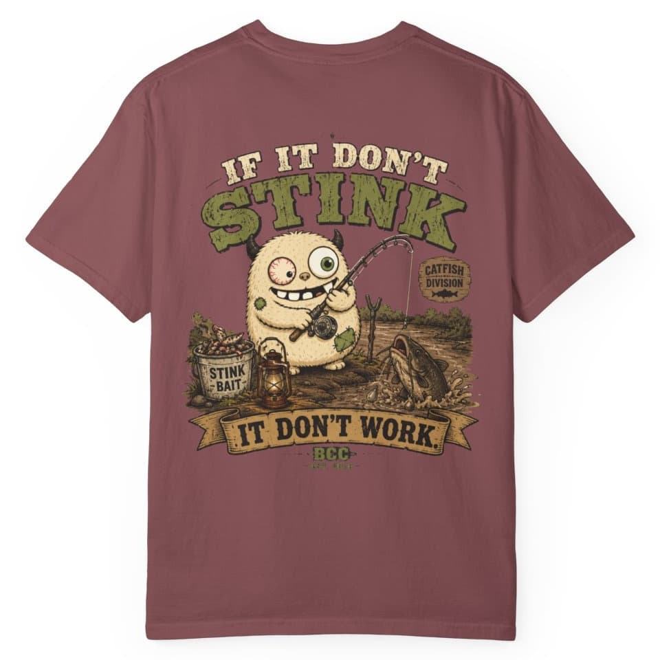 Stink Bait Logic t-shirt in Blue Jean, photo 17