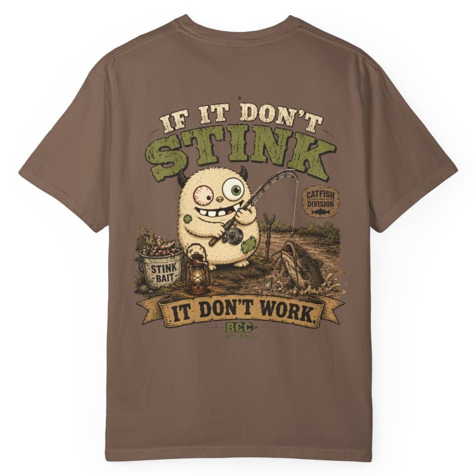 Stink Bait Logic t-shirt in Blue Jean, photo 7