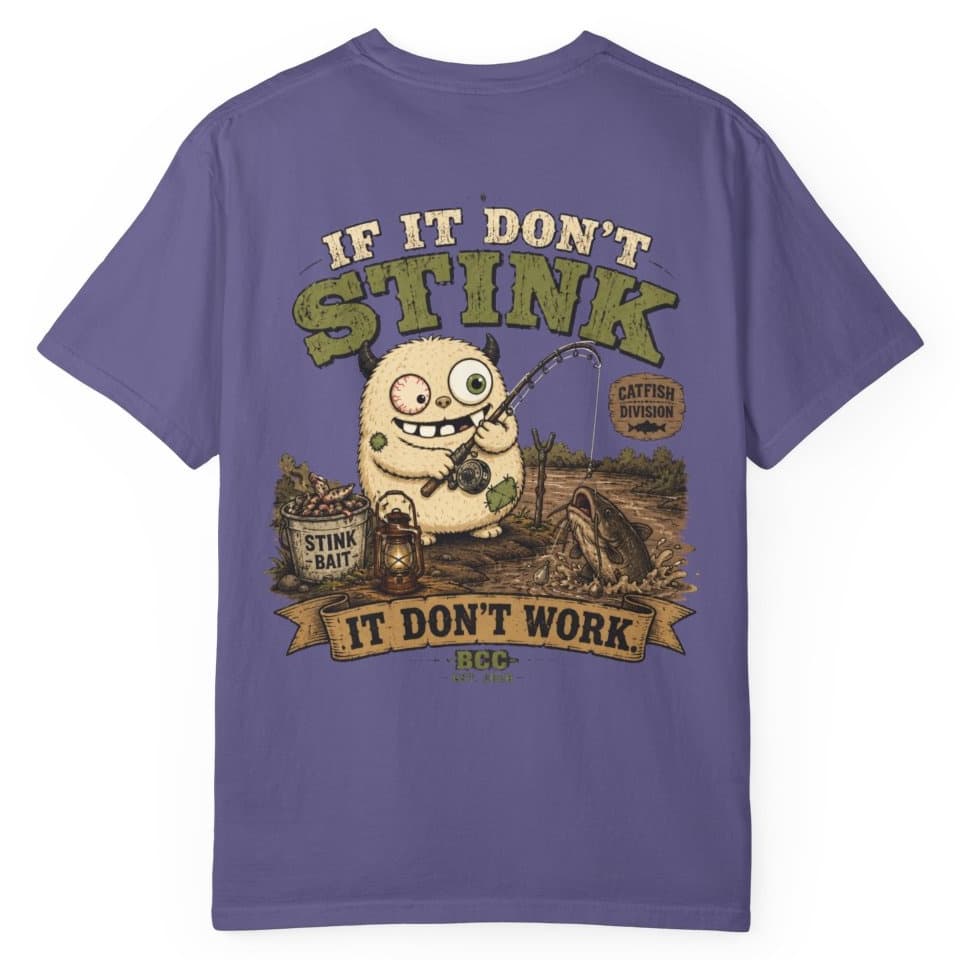 Stink Bait Logic t-shirt in Blue Jean, photo 13