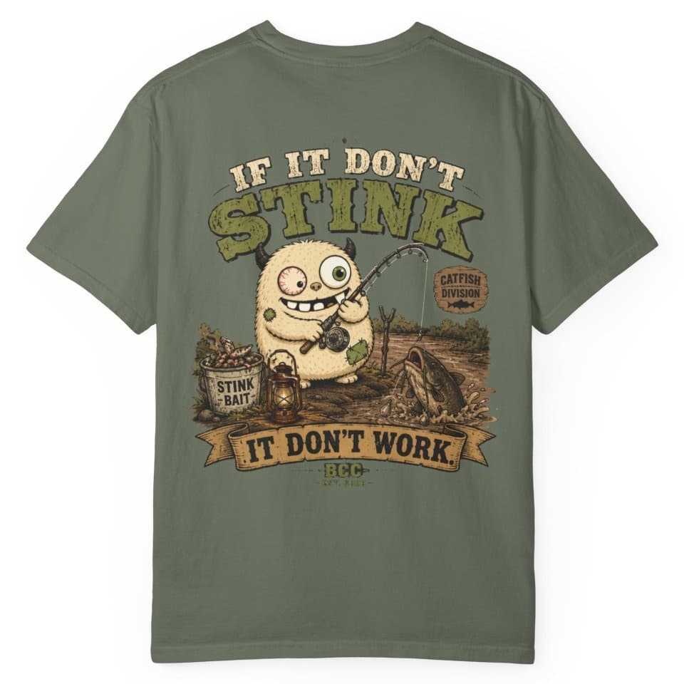 Stink Bait Logic t-shirt in Blue Jean, photo 11