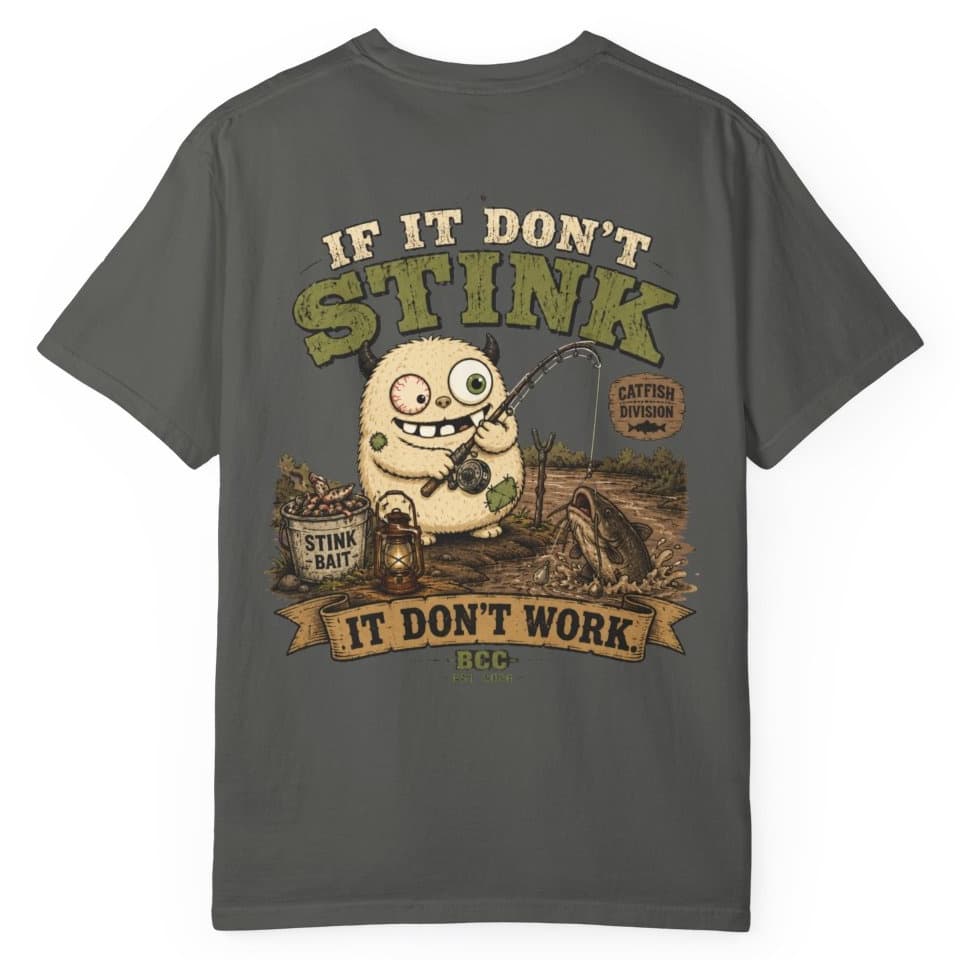 Stink Bait Logic t-shirt in Blue Jean, photo 9