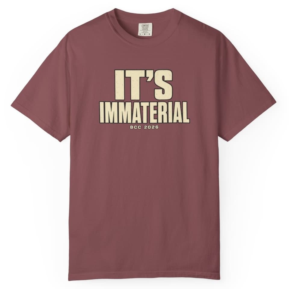 It's Immaterial t-shirt in Blue Jean, photo 9