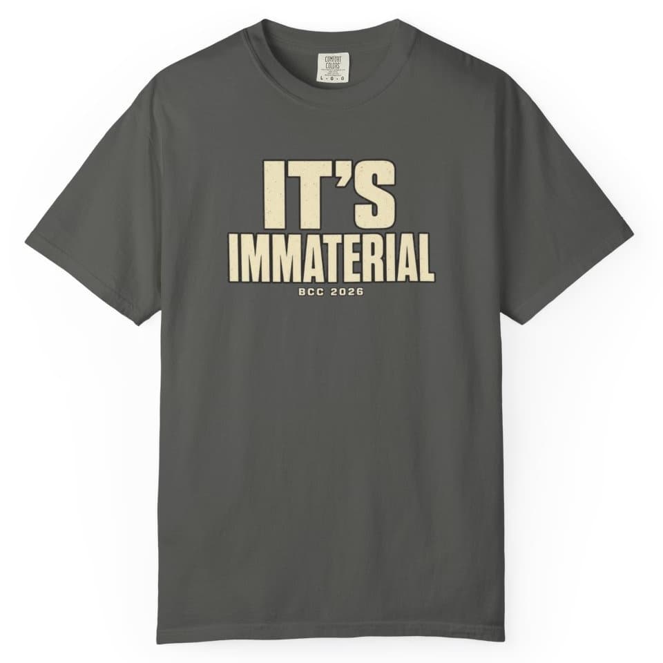 It's Immaterial t-shirt in Blue Jean, photo 5