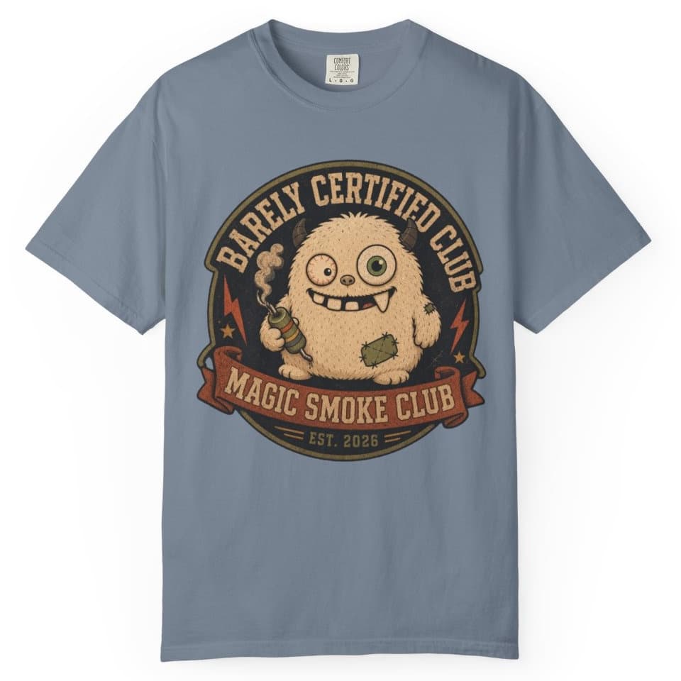 Magic Smoke Club t-shirt in Espresso, photo 8