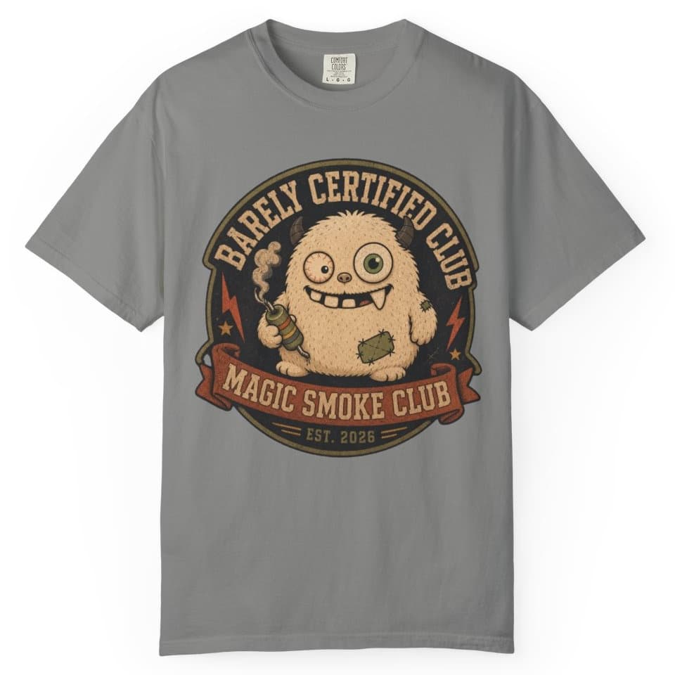 Magic Smoke Club t-shirt in Espresso, photo 7