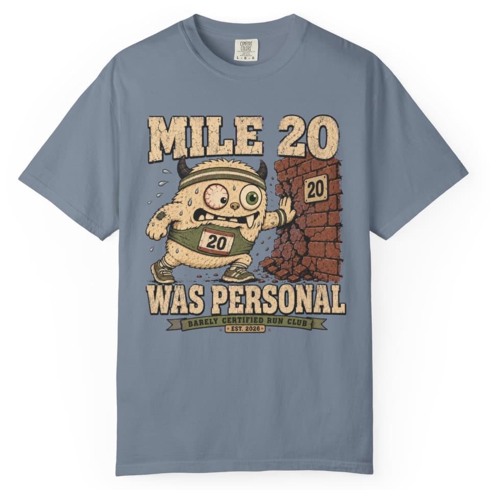 Mile Twenty Grudge t-shirt in Blue Jean, photo 1