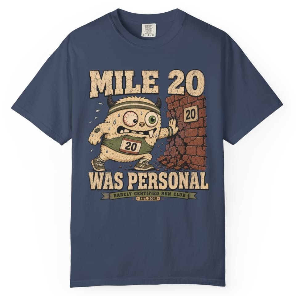 Mile Twenty Grudge t-shirt in Blue Jean, photo 3