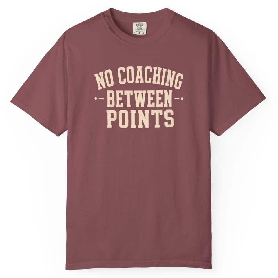 No Coaching Between Points V2 t-shirt in Black, photo 9