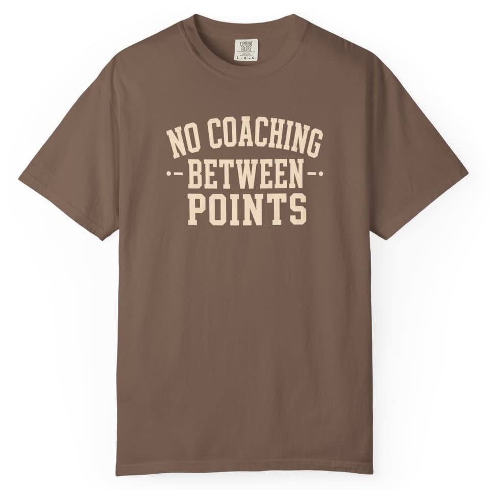 No Coaching Between Points V2 t-shirt in Black, photo 3