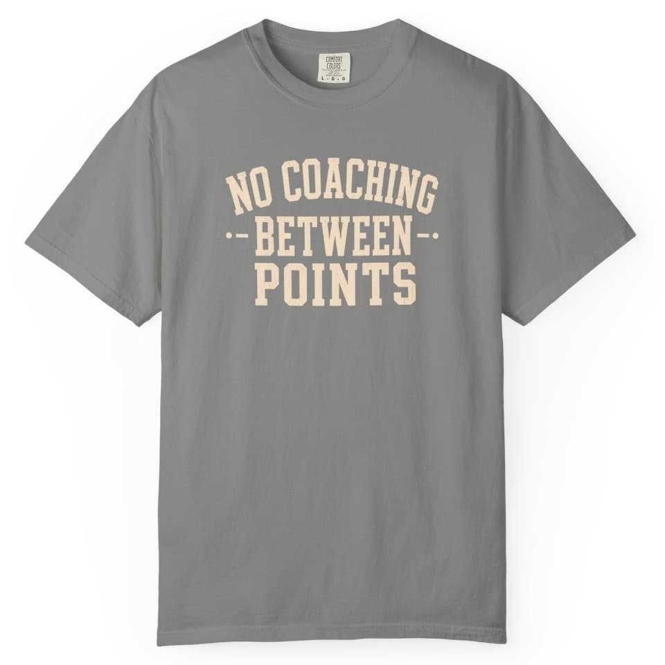 No Coaching Between Points V2 t-shirt in Black, photo 7