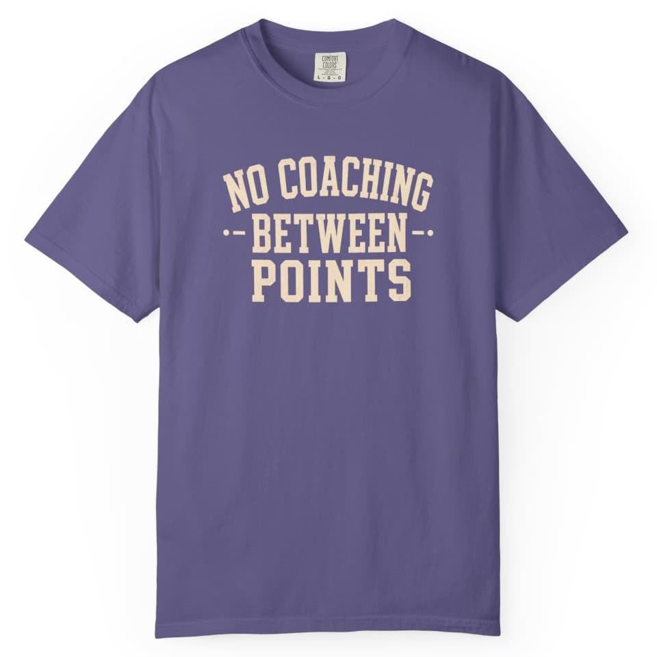 No Coaching Between Points V2 t-shirt in Black, photo 6