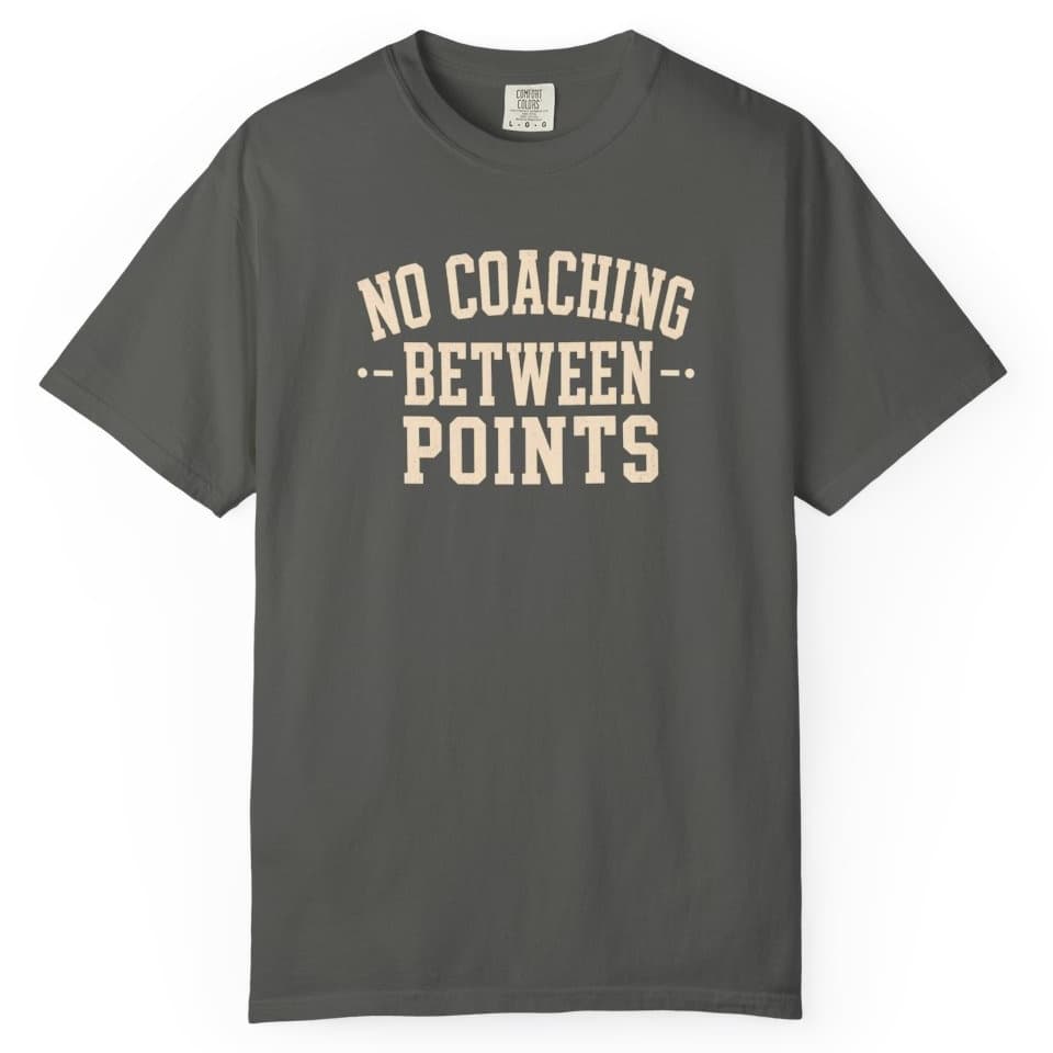 No Coaching Between Points V2 t-shirt in Black, photo 4