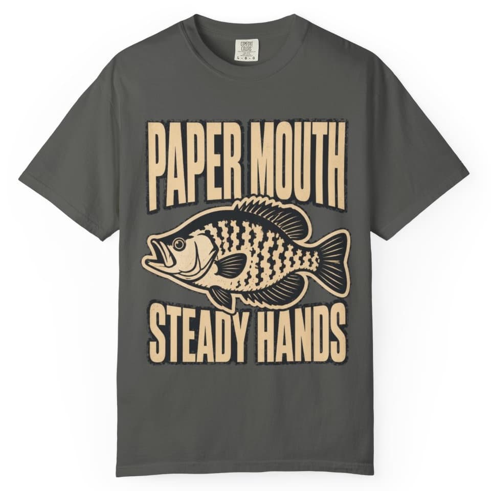 Paper Mouth Steady Hands Shirt t-shirt in Pepper, photo 1
