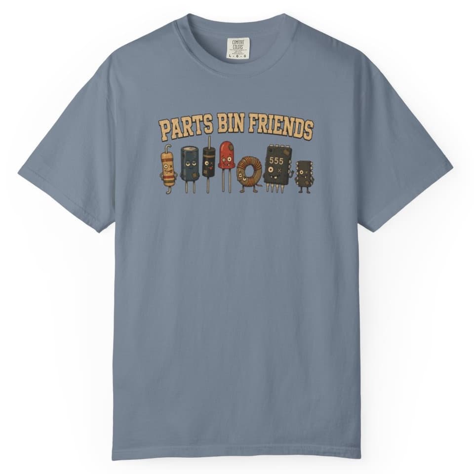 Parts Bin Friends t-shirt in Brick, photo 9