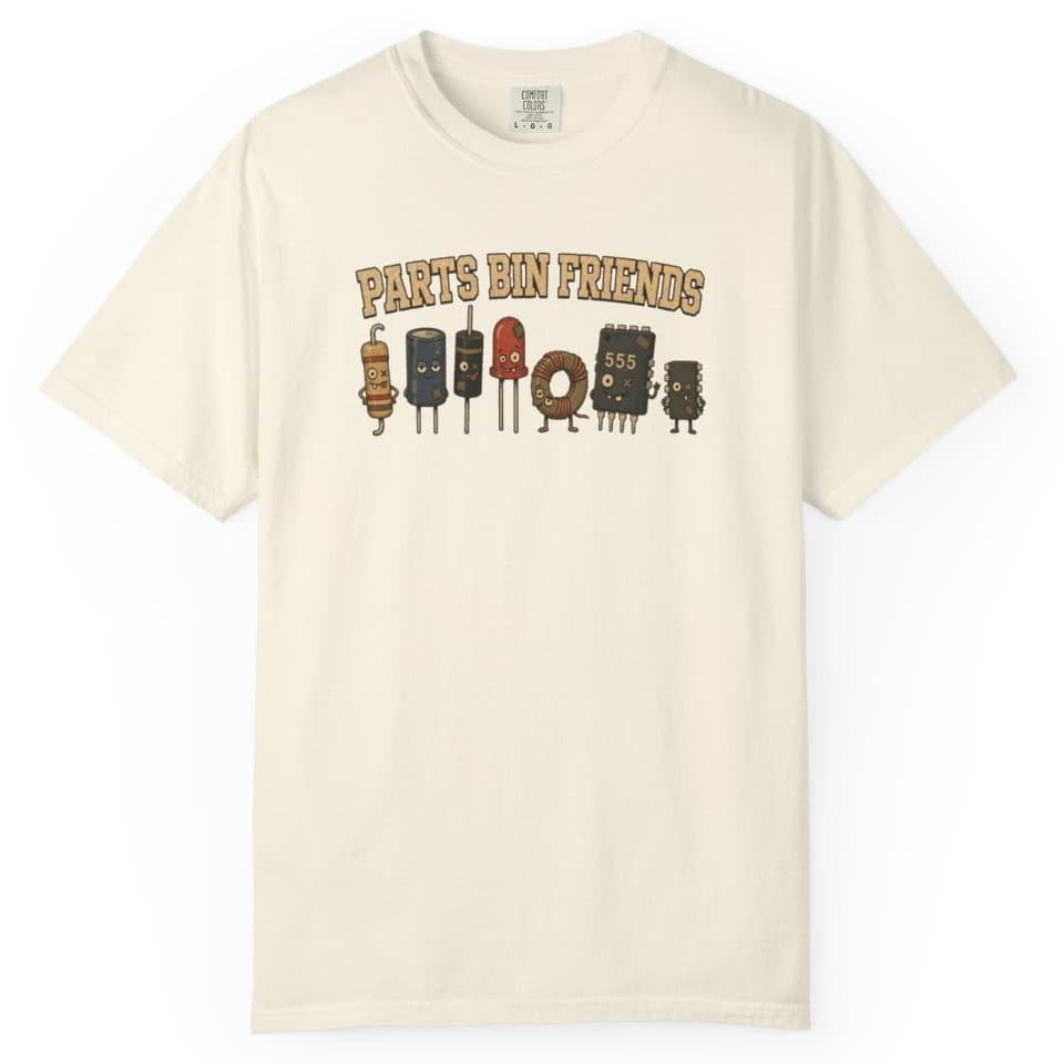 Parts Bin Friends t-shirt in Brick, photo 10