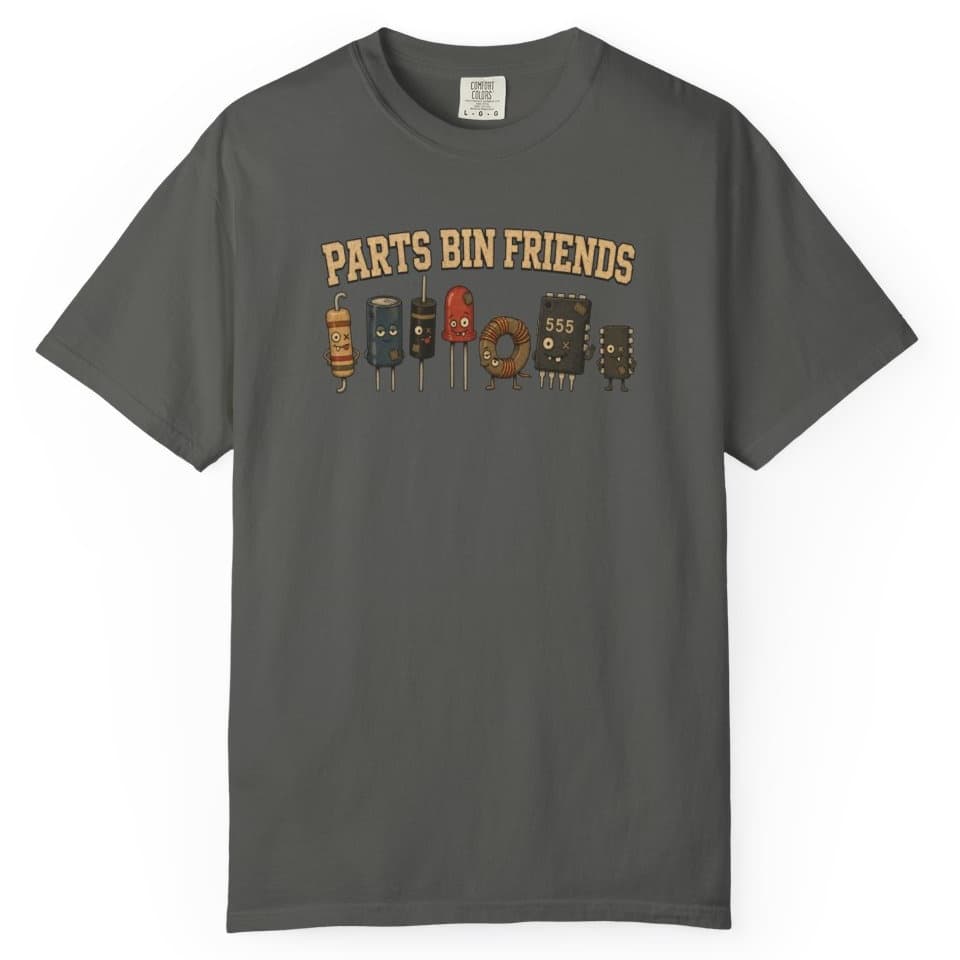 Parts Bin Friends t-shirt in Brick, photo 5