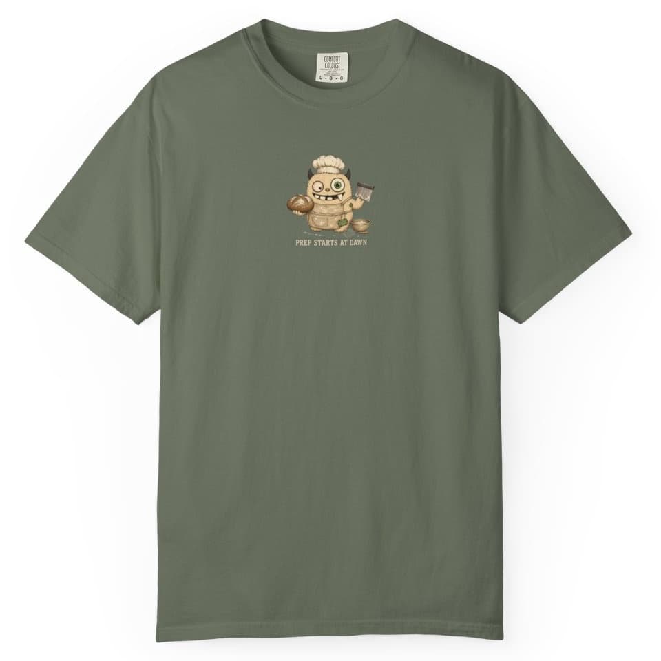 Prep Starts at Dawn t-shirt in Granite, photo 6
