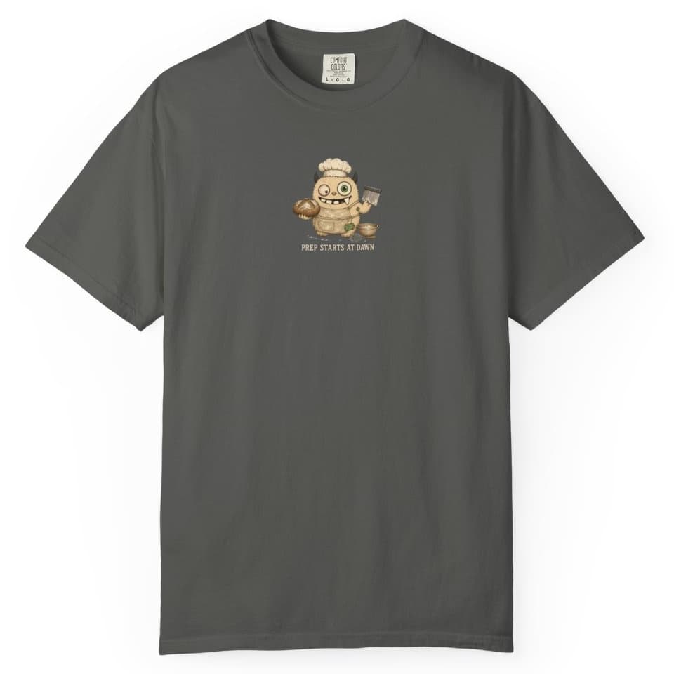 Prep Starts at Dawn t-shirt in Granite, photo 5