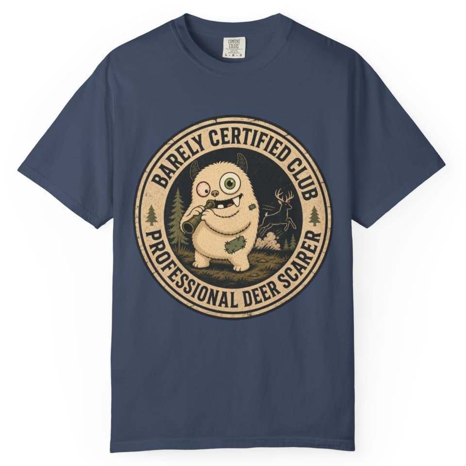 Professional Deer Scarer t-shirt in Brick, photo 3