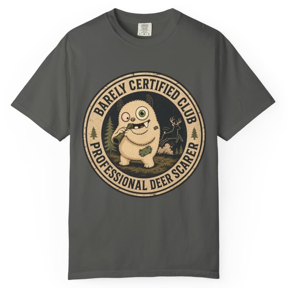 Professional Deer Scarer t-shirt in Brick, photo 5