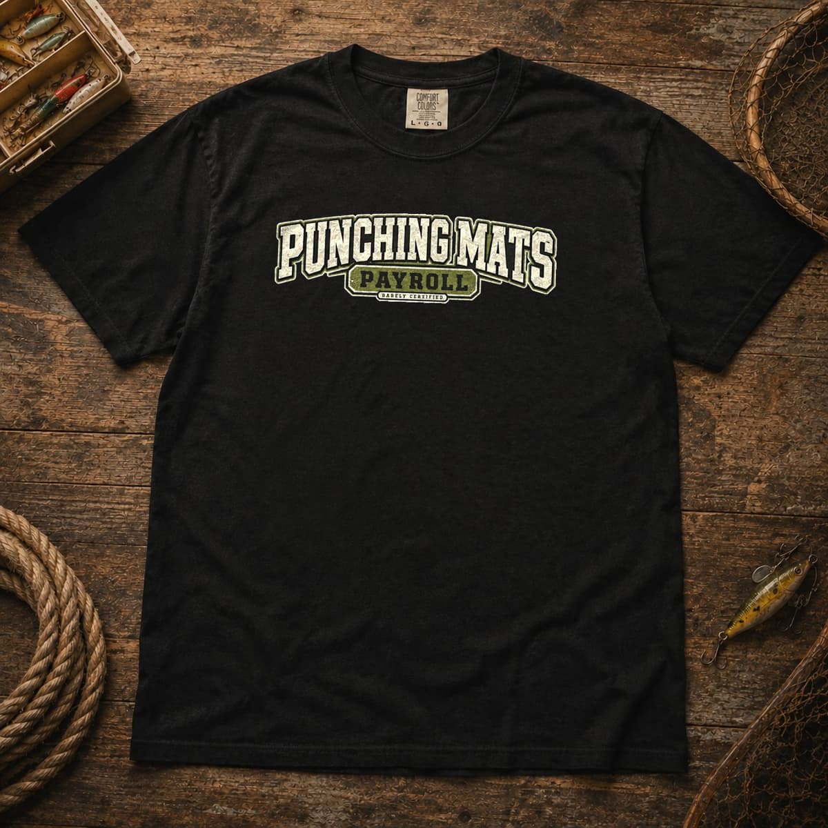 Punching Mats Payroll t-shirt in Black, photo 1