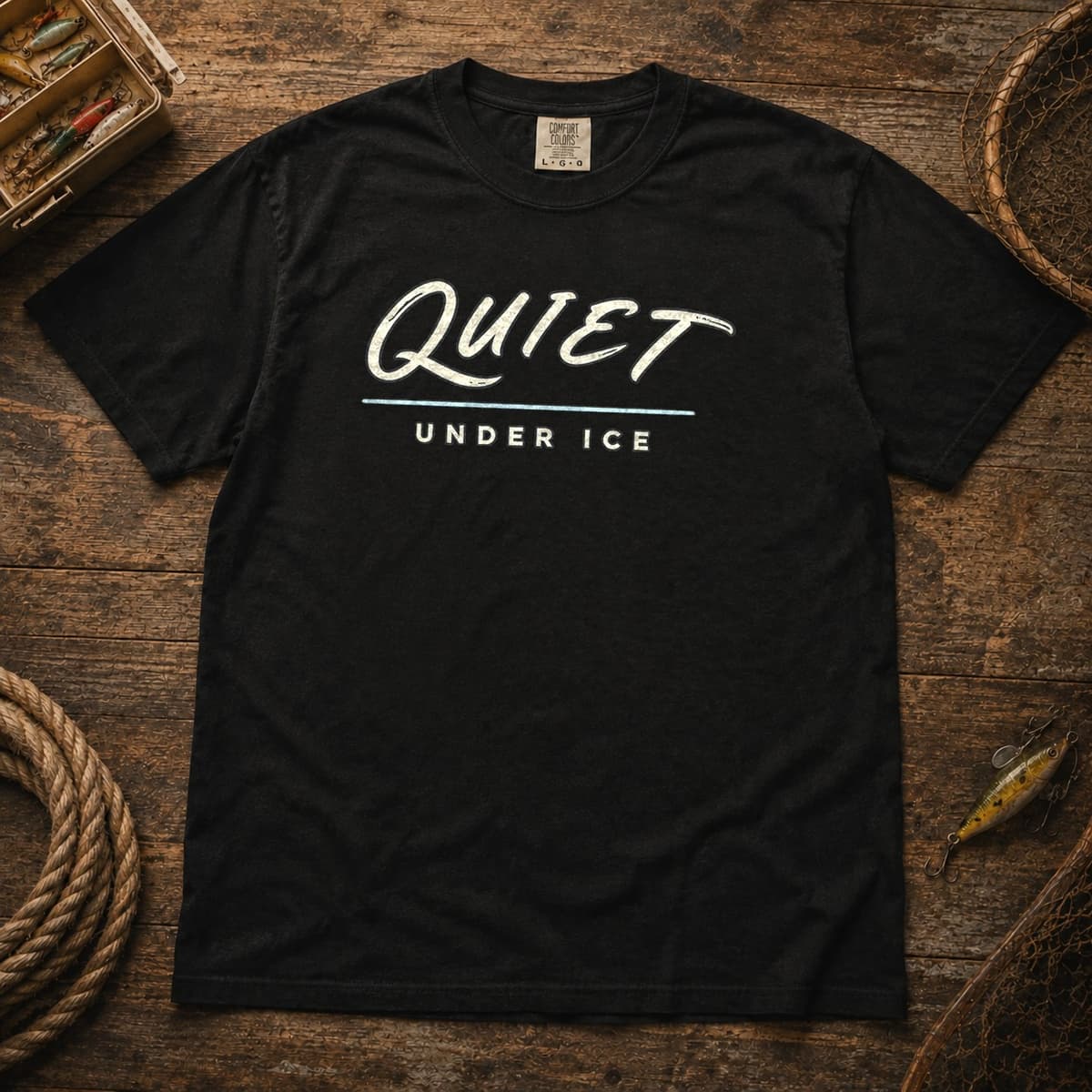 Quiet Under Ice t-shirt in Midnight, photo 2