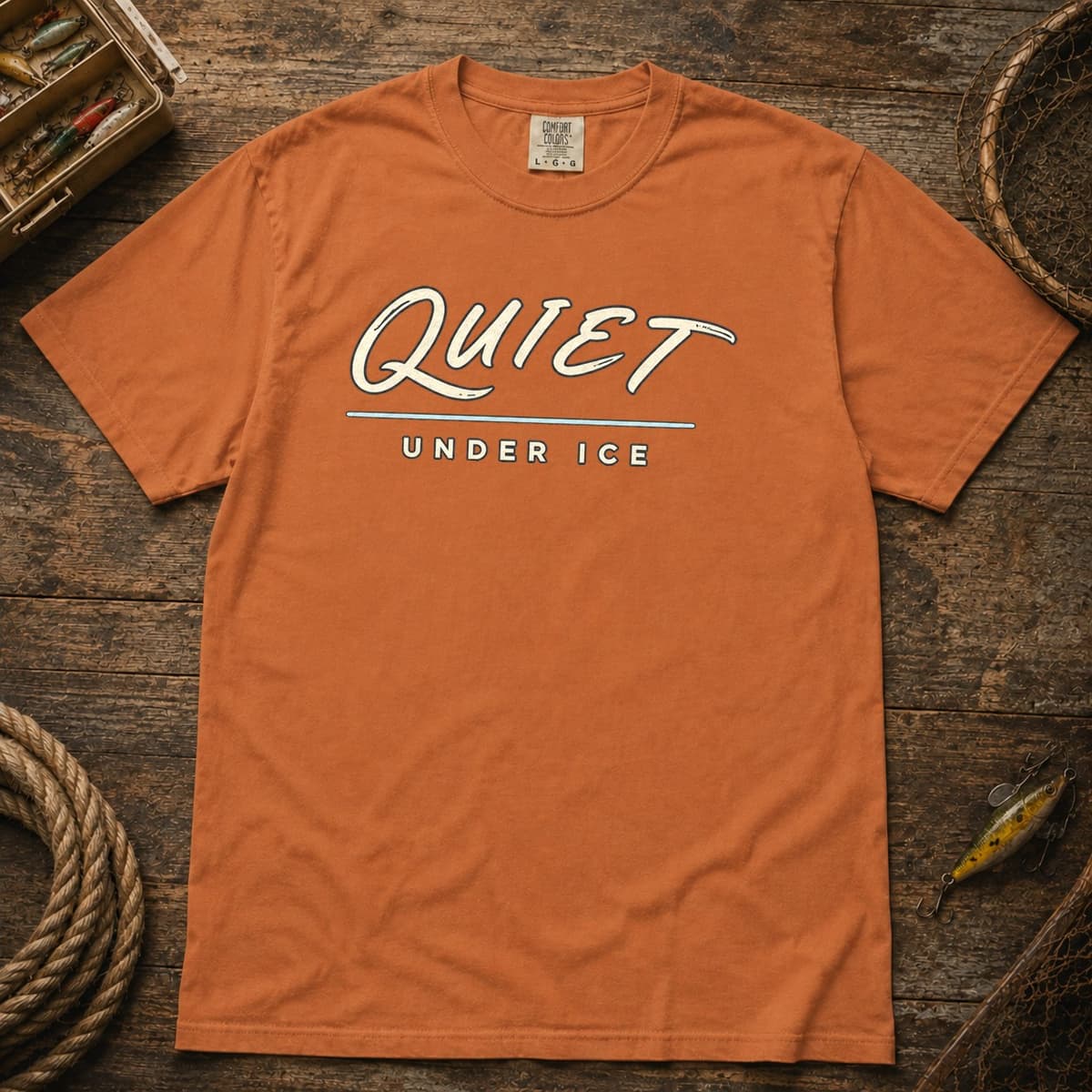 Quiet Under Ice t-shirt in Midnight, photo 9