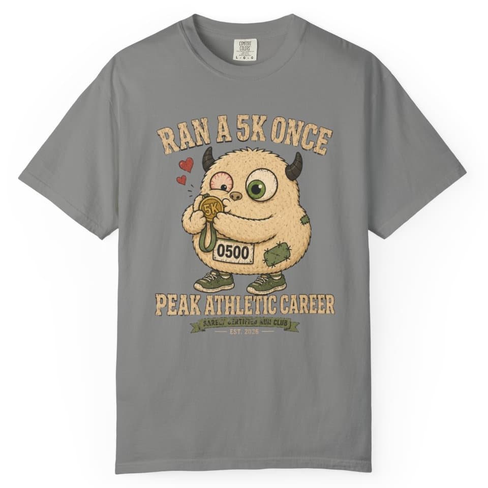 5K Peak Era t-shirt in Granite, photo 1