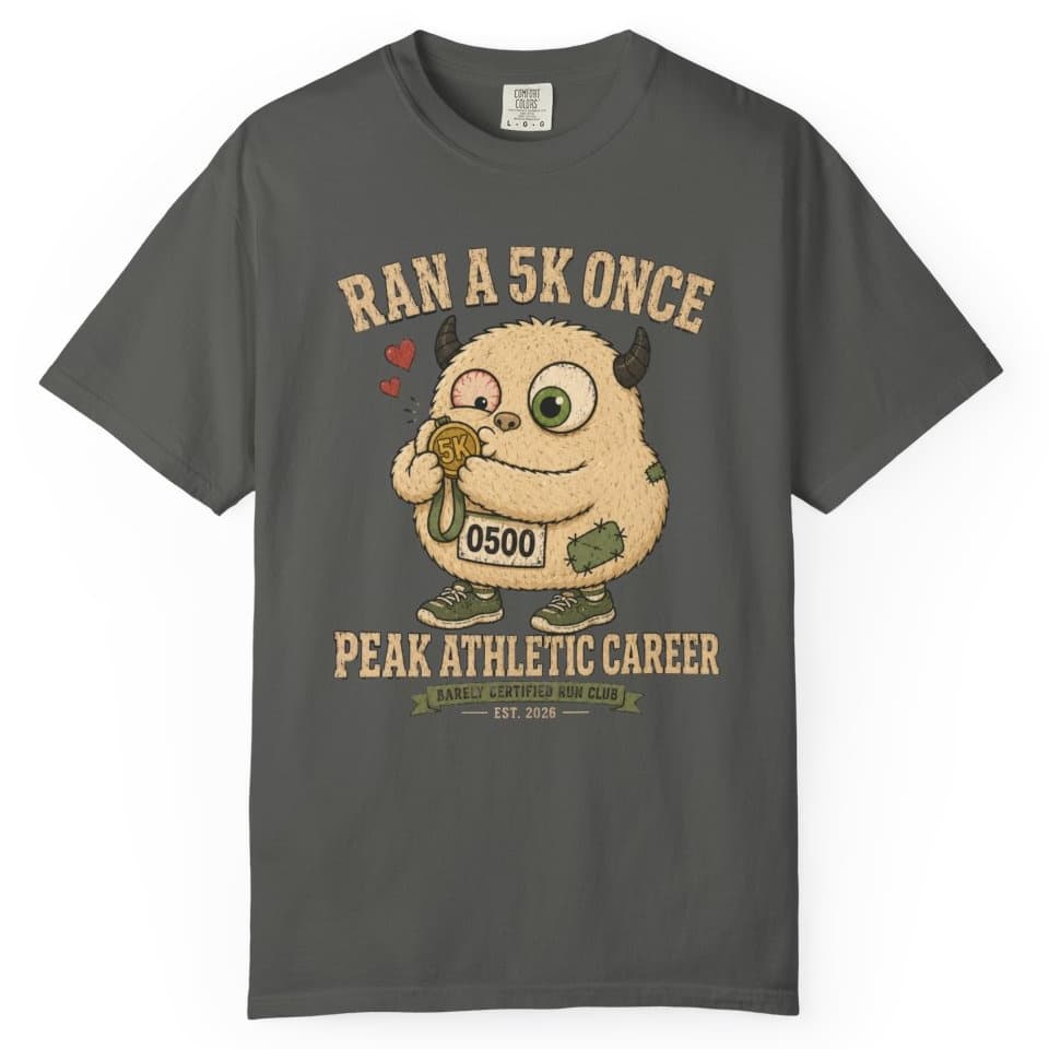 5K Peak Era t-shirt in Granite, photo 5