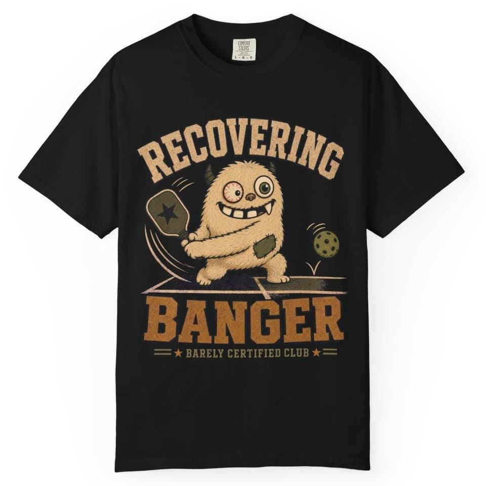 Recovering Banger t-shirt in Midnight, photo 2