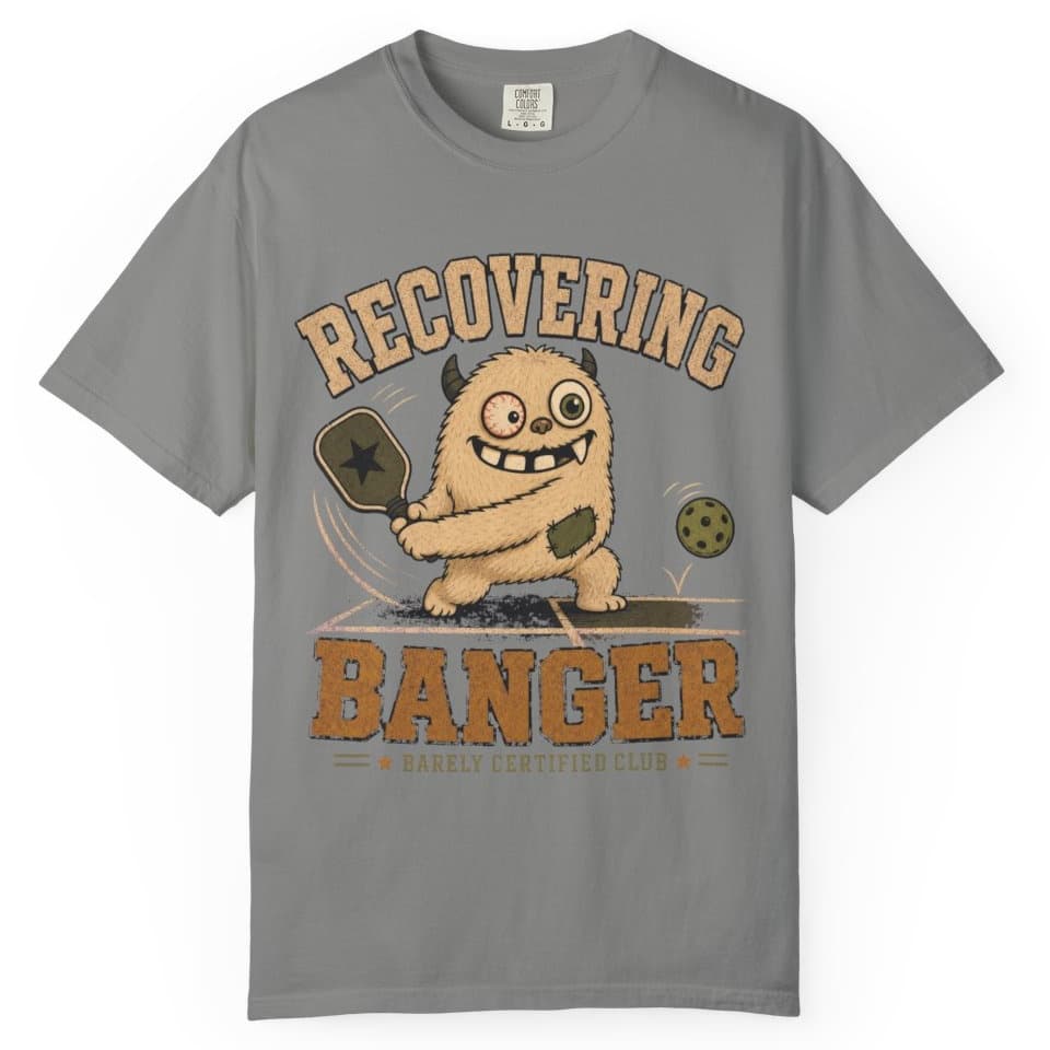 Recovering Banger t-shirt in Midnight, photo 6