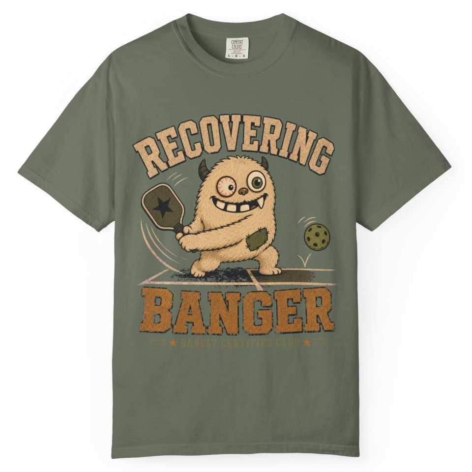 Recovering Banger t-shirt in Midnight, photo 4