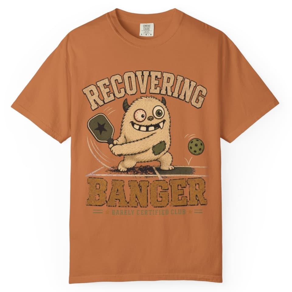 Recovering Banger t-shirt in Midnight, photo 10