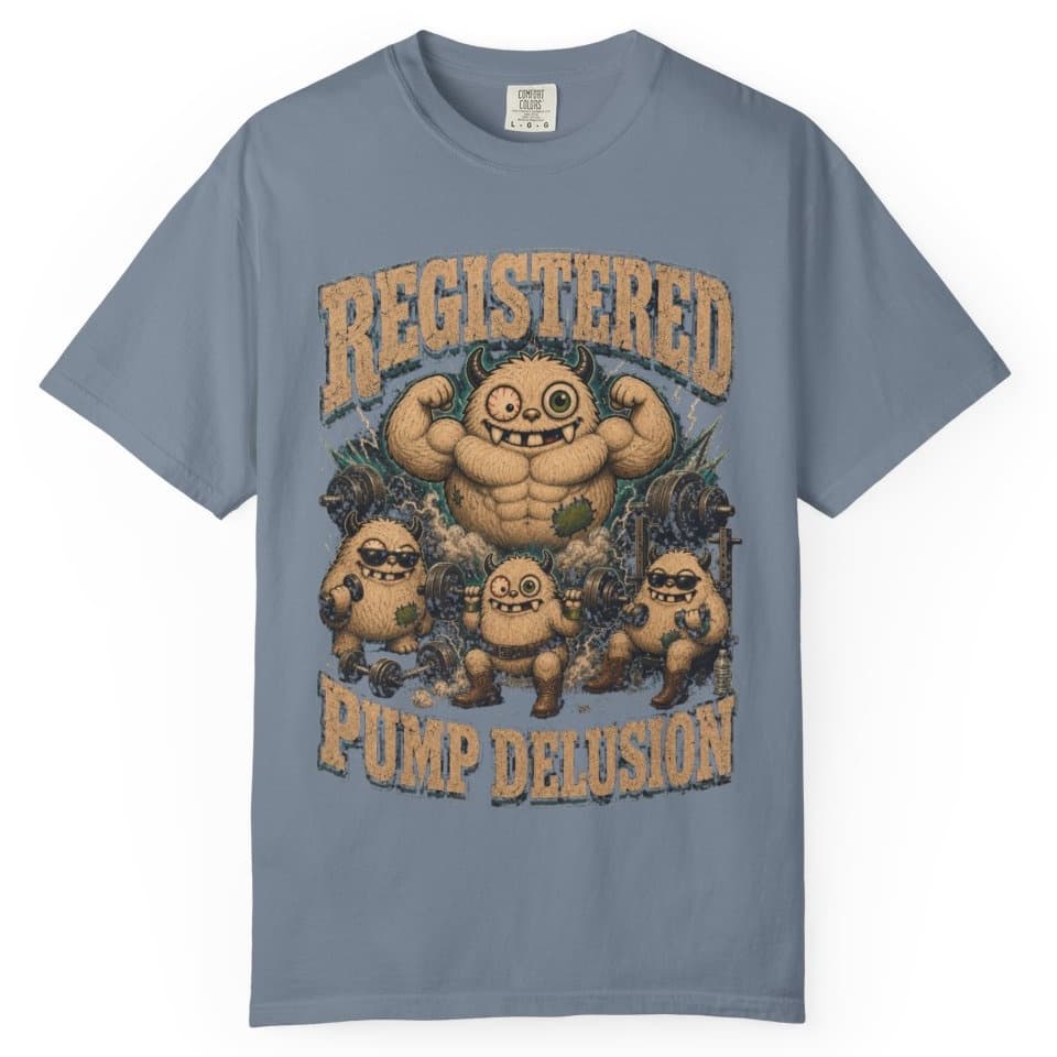 Registered Pump Delusion t-shirt in Espresso, photo 8