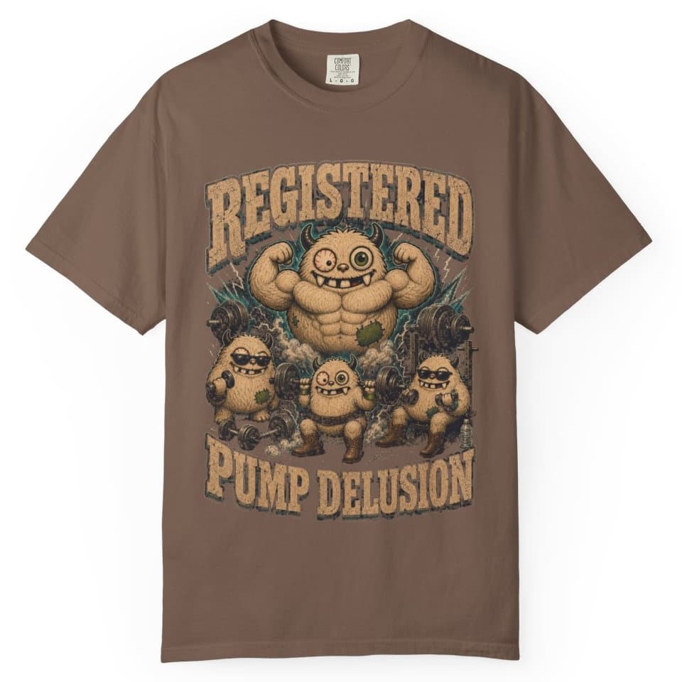Registered Pump Delusion t-shirt in Espresso, photo 1