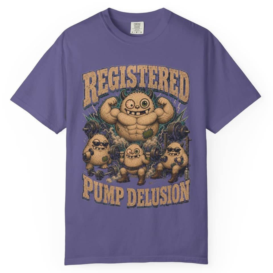 Registered Pump Delusion t-shirt in Espresso, photo 6
